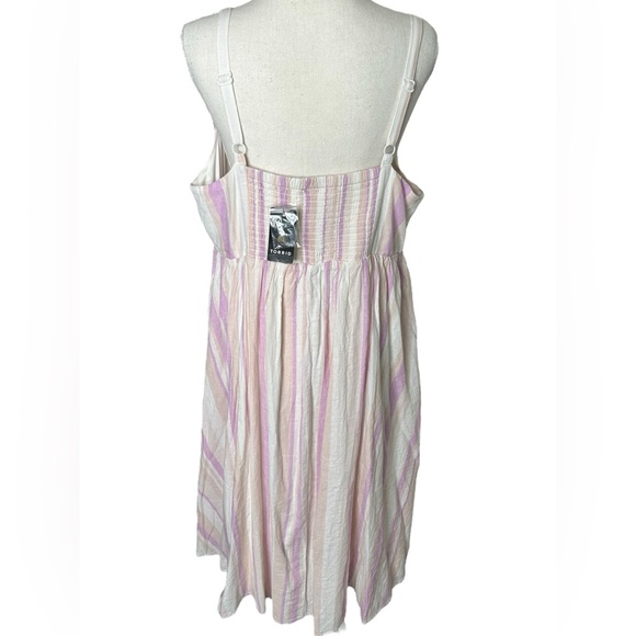 NWT Torrid Linen Dress - Picture 3 of 7